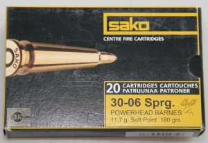 SAKO .30-06Sprg SP Powerhead, 11,7гр (20шт)