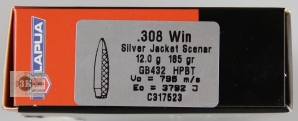 LAPUA .308Win Silver Jacket Scenar HPBT, 12гр (20шт)