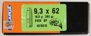 LAPUA 9,3x62 SP, 18,5гр (20шт)