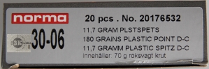 NORMA .30-06Sprg Plastic Point, 11,7гр (20шт)