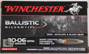 Winchester .30-06Sprg Ballistic Silvertip, 9,7гр (20шт)