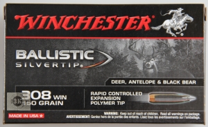 Winchester .308Win Ballistic Silvertip, 9,7гр (20шт)