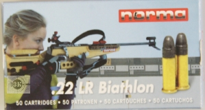 NORMA .22LR Biathlon, 2,6гр (50шт)