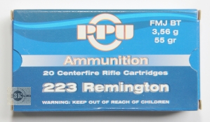 PPU .223Rem FMJBT, 3,56гр (20шт)