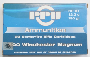 PPU .300WinMag HP BT, 12,3гр (20шт)