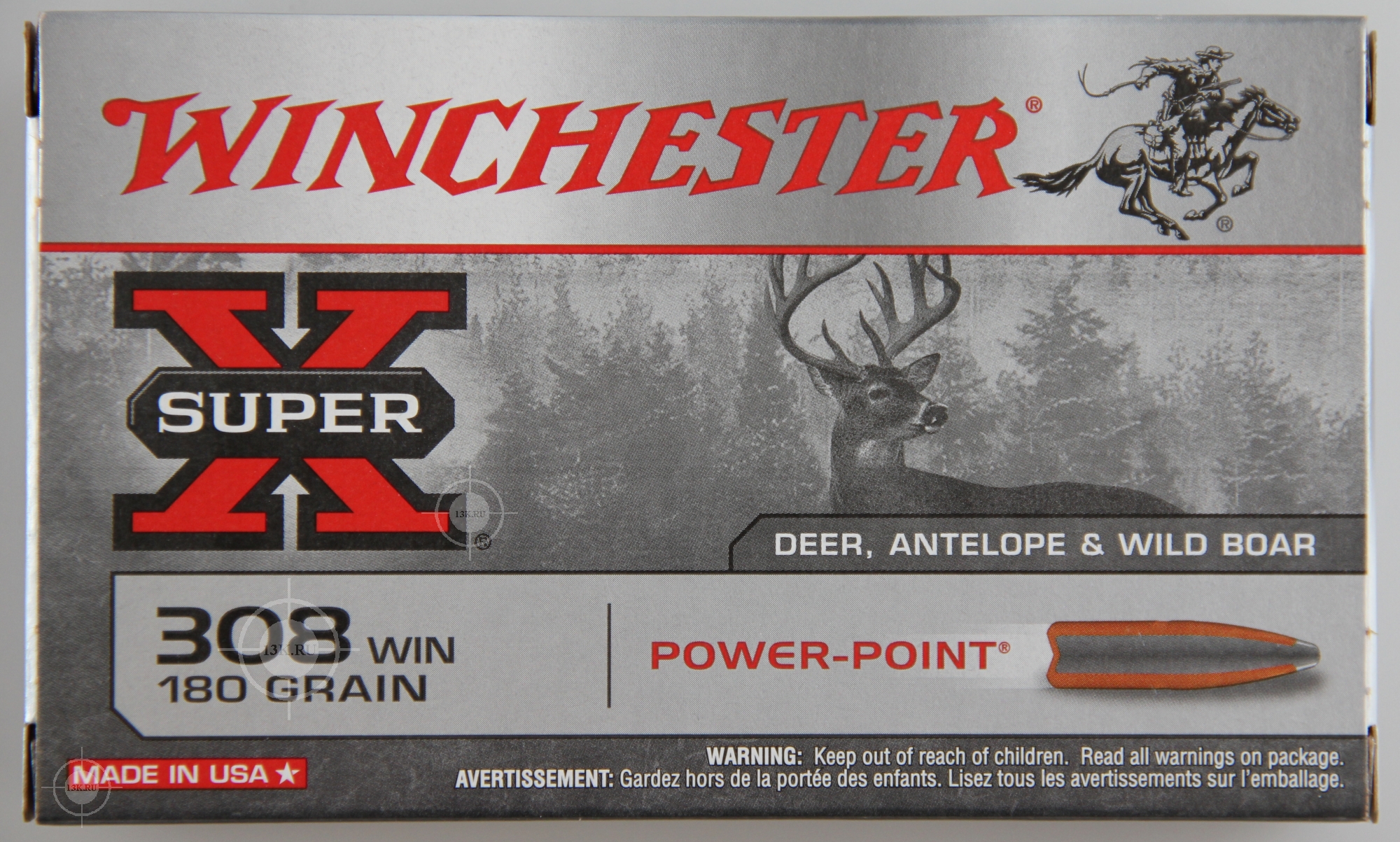 Winchester .308Win Power-Point X-Super, 11,7гр (20шт) - .308 Win. 