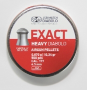 Пуля пневматическая JSB Exact Heavy Diabolo 4,5мм, 0,67гр (500шт)