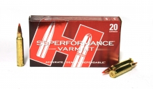 Патрон HORNADY .223Rem V-MAX Superformance  (3,43гр, 53гран) (20шт) #8025