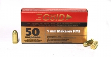 БПЗ GOLD 9х18 Makarov FMJ, 6,1гр, гильза стальная латунированная (20шт)